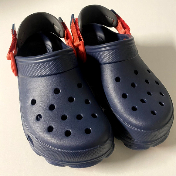 CROCS Shoes Nwt Crocs Kids Boys Classic All Terrain Clogs Navy Blue